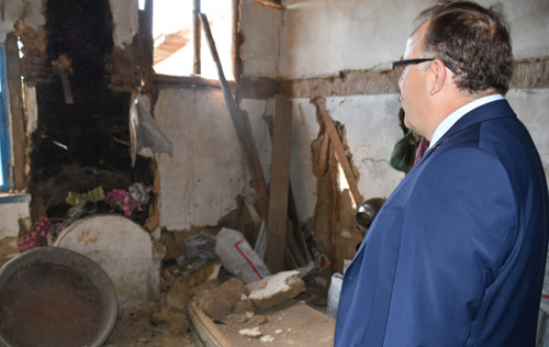 Vali Mustafa Tutulmaz, hasar tespit çalışmalarını inceledi: “Kesin hasar kontrolleri hızlı bir şekilde yapılacak”