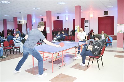 Dazkırı’da masa tenisi turnuvası yapıldı