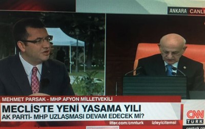 Parsak, CNNTürk yayınında – Kocatepe Gazetesi