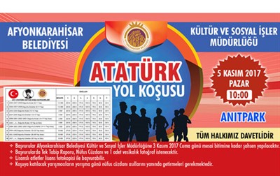 Atatürk Yol Koşusu 5 Kasım’da