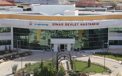 Dinar Devlet Hastanesi’ni ziyaret