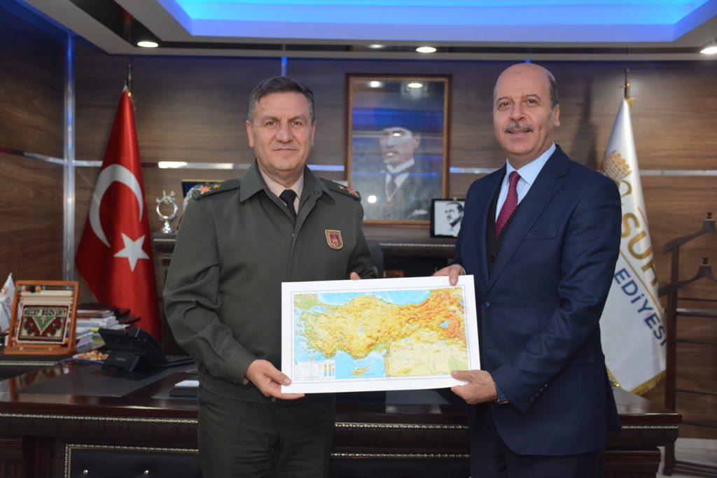 Tuğgeneral Alp, Başkan Bozkurt’u ziyaret etti