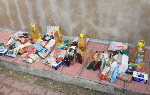 Hamidiye Ortaokulu’ndan örnek Ramazan yardımı