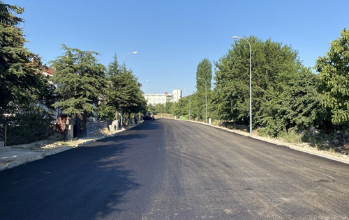 Erkmen’de asfalt çalışması tamamlandı