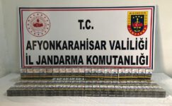 İhsaniye’de 260 paket gümrük kaçağı sigara ele geçirildi
