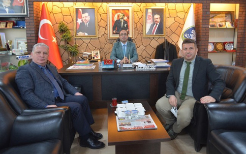 Başkan Mustafa Çöl,  akademisyenleri kabul etti