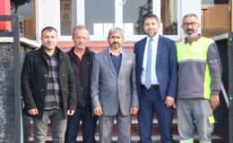 Dr. Ersan Özgür, 2. Küçük Sanayi Sitesi’ni ziyaret etti