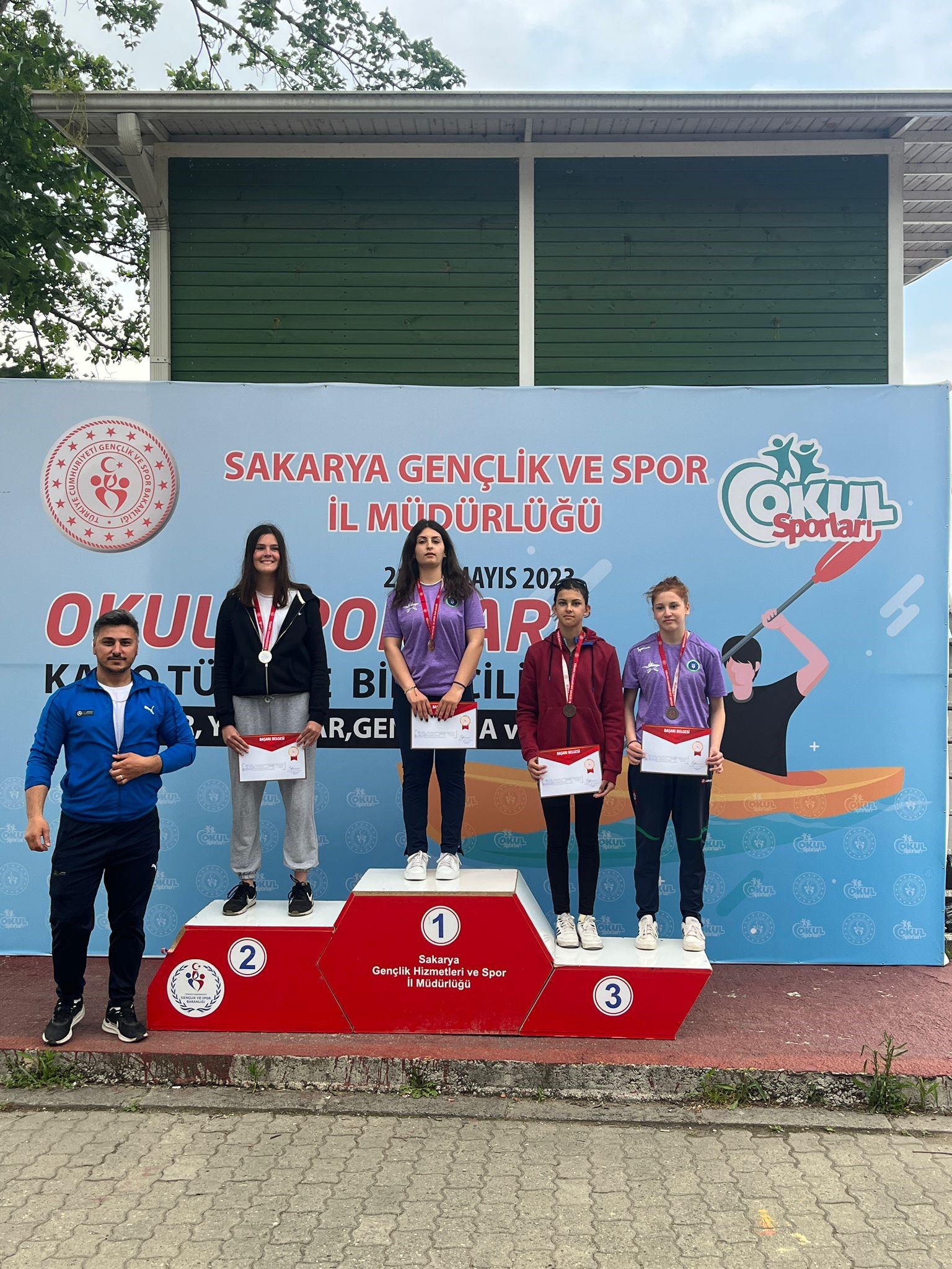 Afyonkarahisarlı sporcu kanoda Türkiye birincisi oldu