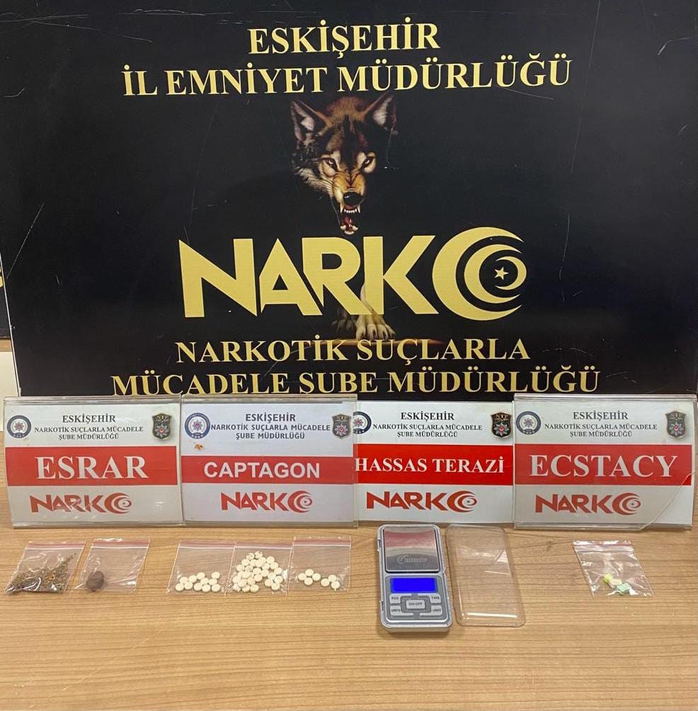 Eskişehir’de uyuşturucu madde satıcılarına yönelik operasyon