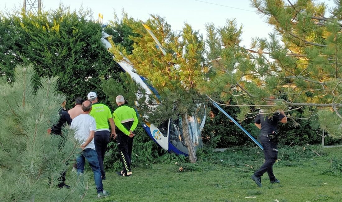 Düşen helikopterin enkazının kaldırılması için kaza kırım ekibi bekleniyor