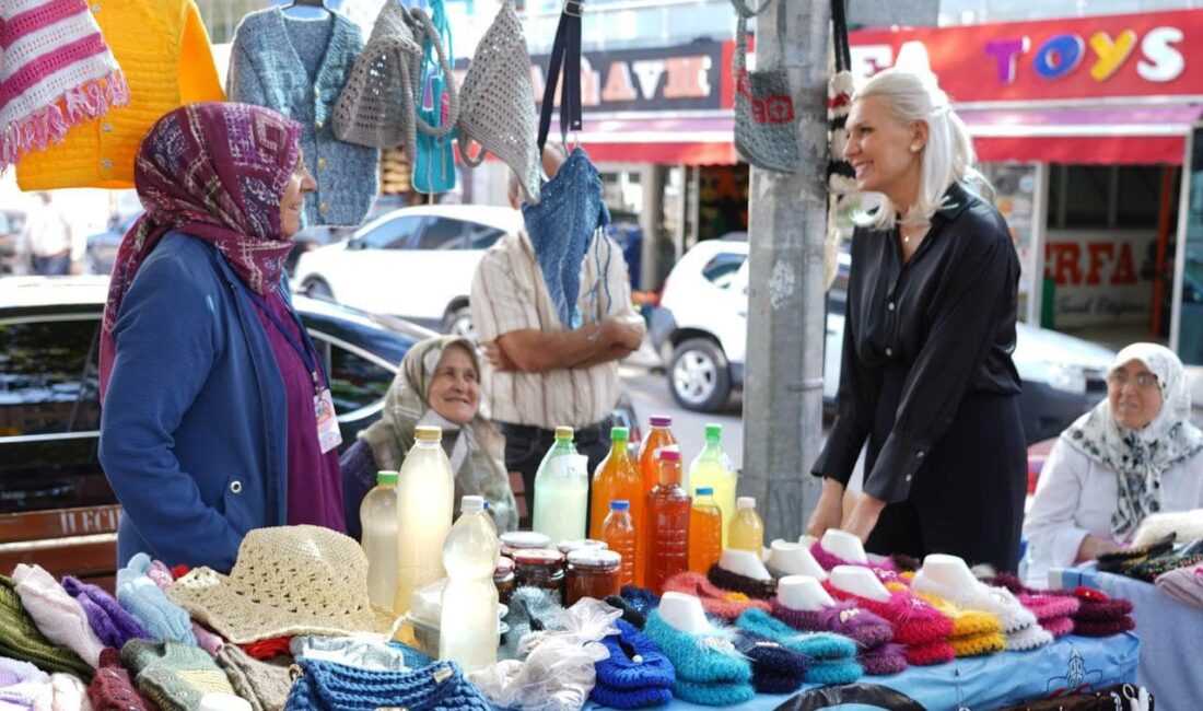 Üretici Kadın Pazarı’nda ele emeği göz nuru ürünler satılıyor