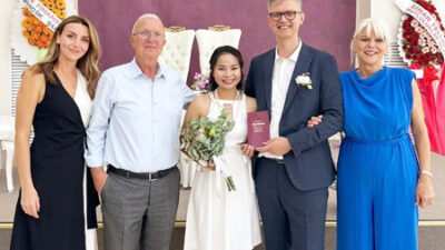 Bangkok’da başlayan aşk hikayesi evlilikle sonuçlandı