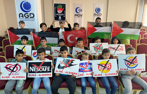 AGD’Lİ Gençlerden İsrail Ürünlerine Boykot!