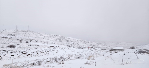 Afyonkarahisar’ın Yüksek Kesimlerinde Kar Yağışı Etkili Oldu
