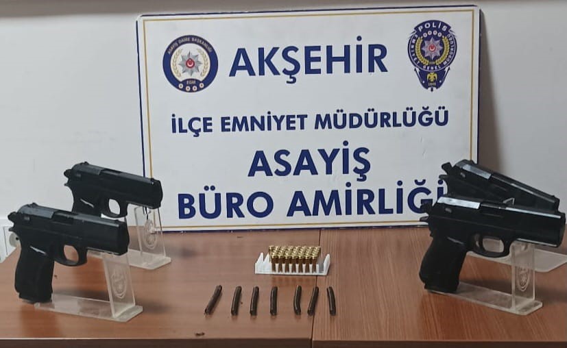 Konya’nın Akşehir ilçesinde polisin